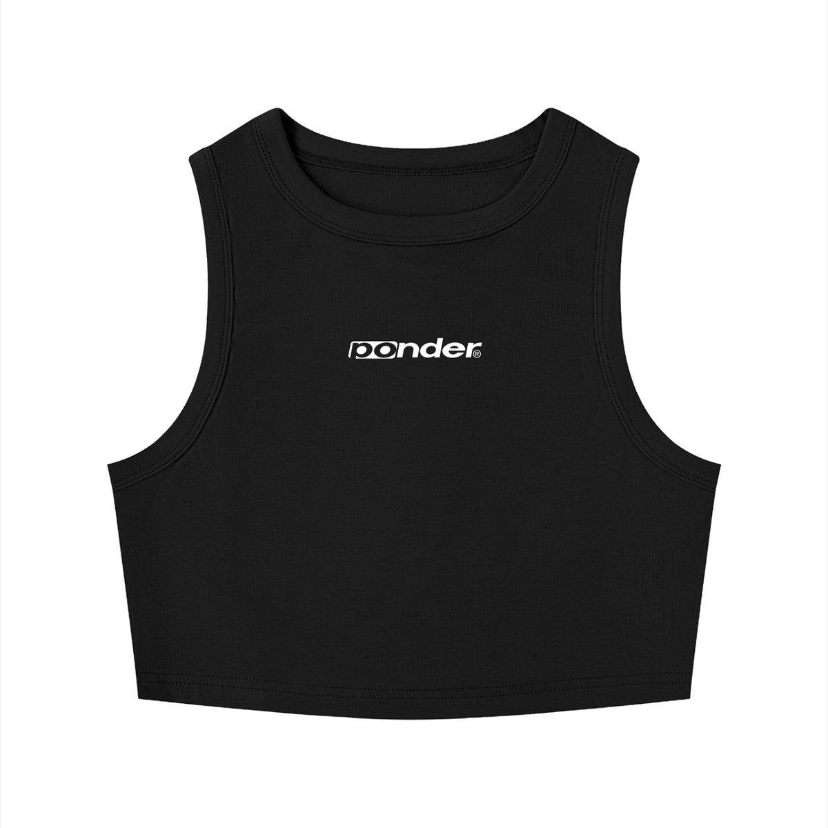Womens Logo Crop Tank Top