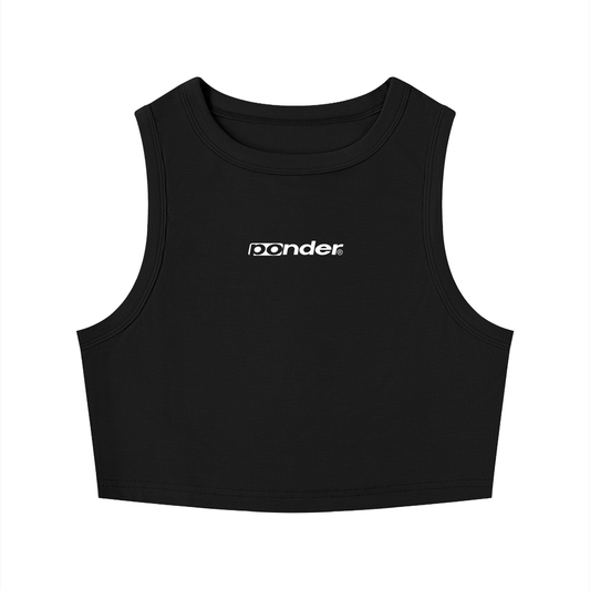 Womens Logo Crop Tank Top