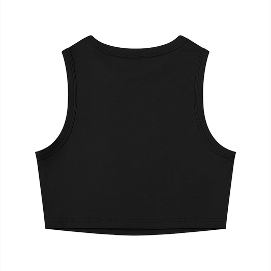 Womens Logo Crop Tank Top