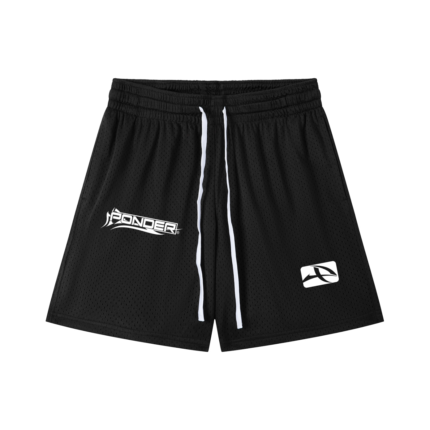 Mesh Drawstring Shorts