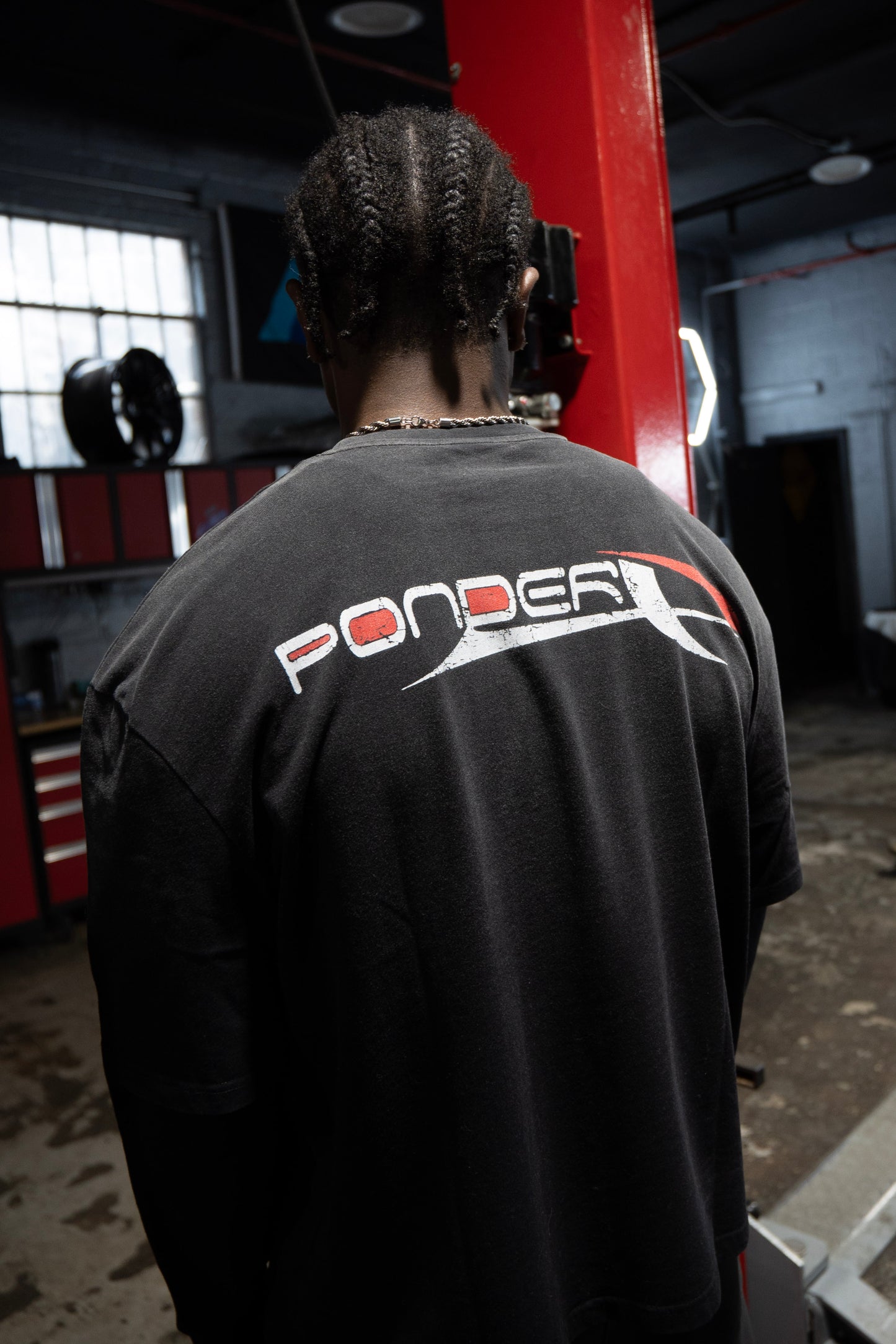 Distressed Logo Layered Long Sleeve