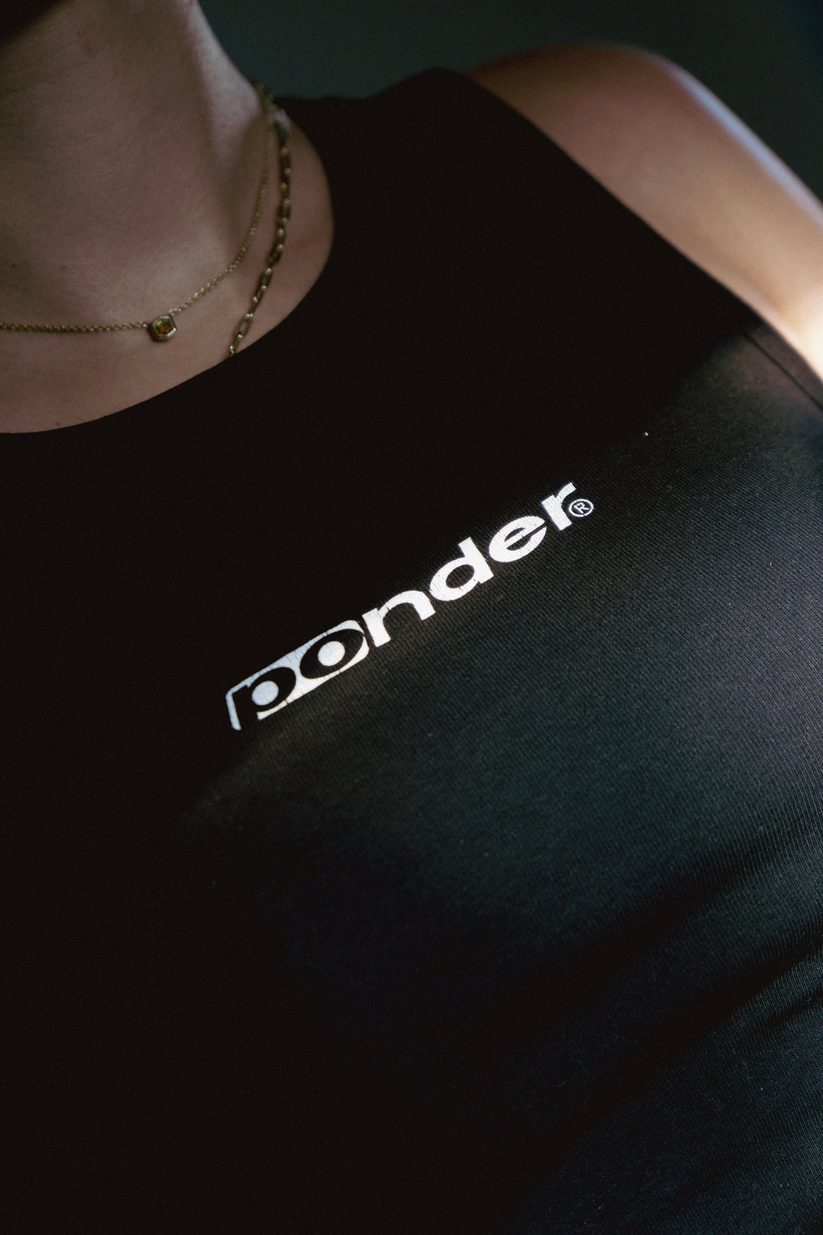 Womens Logo Crop Tank Top